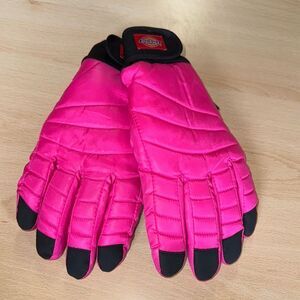 Dickies S/M Thinsulate 80 g Pink Black Snow Ski Winter Gloves